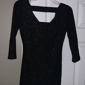 BCBG black sparkle dress